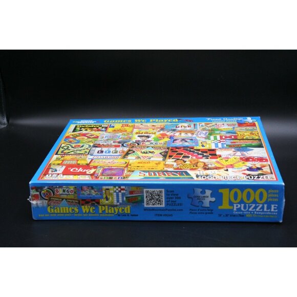 SEALED White Mountain GAMES WE PLAYED 1000 Piece Jigsaw Puzzle - Picture 8 of 11